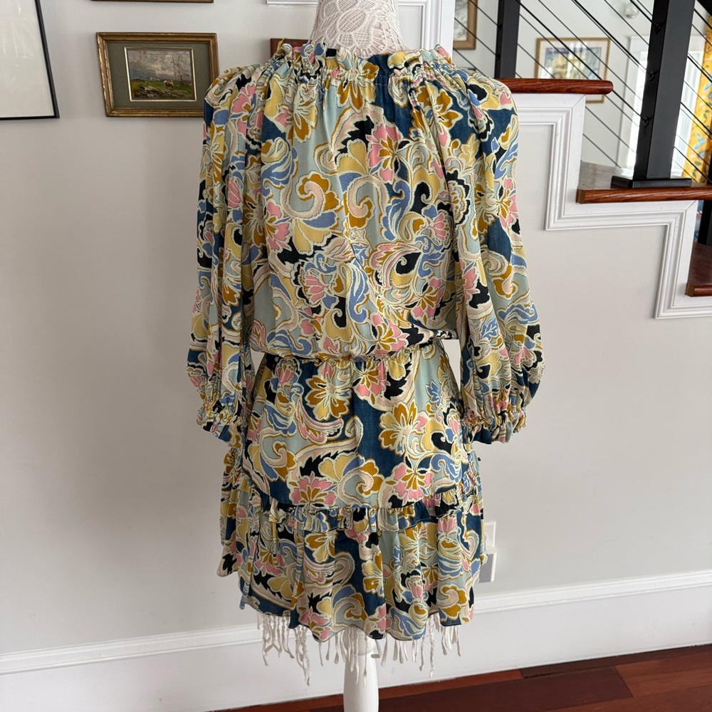 GILBER FARRAR Mel Multicolor Dress NWT XS $325 - Picture 4 of 5